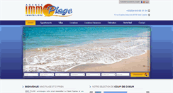 Desktop Screenshot of immo-plage.com