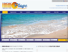 Tablet Screenshot of immo-plage.com